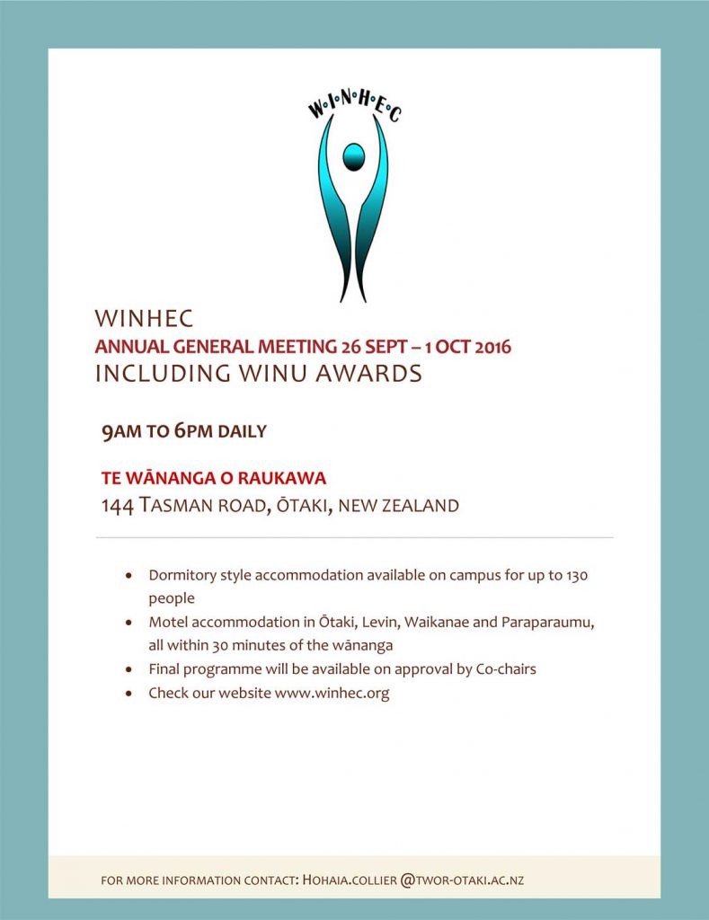 WINHEC flyer