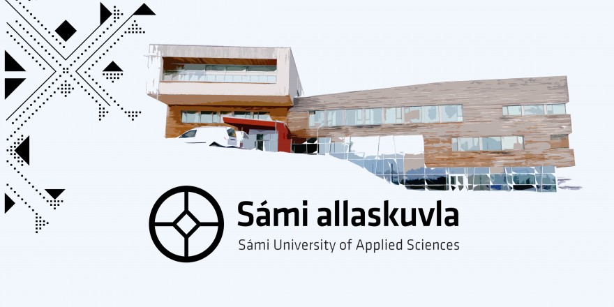 illustrasjonsbilde av Diehtosiida med samisk høgskole logo