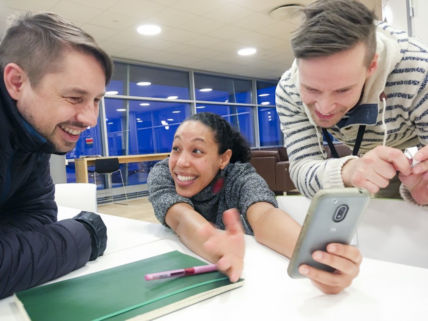 Journalist students Bilde av journalist masterstudenter