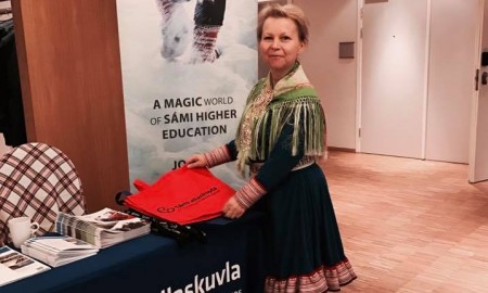 Bilde av Inger Anne Siri Triumf på Sami Parliamentarian Councils' Youth Conference 2017